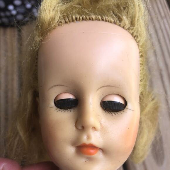 Vintage Valentine Ballerina Doll Articulated Sleep Eyes No Clothes Needs TLC - Picture 3 of 13